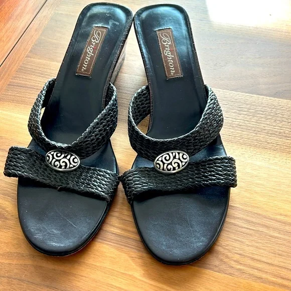Brighton Shoes Brighton Leather Sandals Size 9m Poshmark